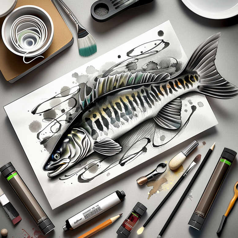 water-animals tattoo design ideas Realism realistic lighting sea life for side