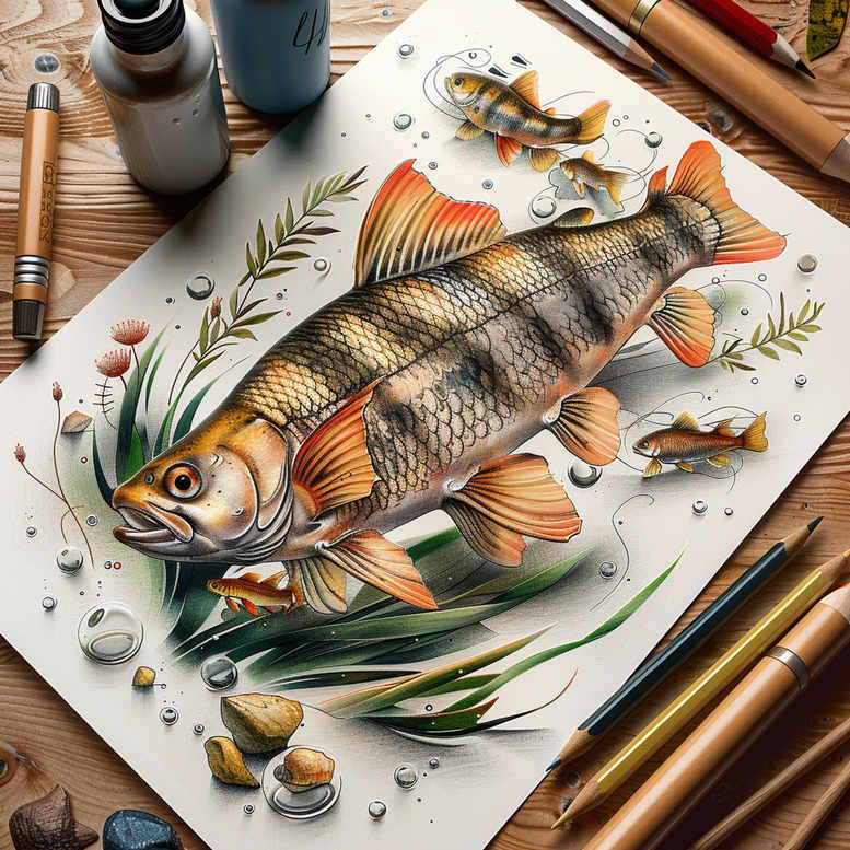 water-animals tattoo design ideas high-contrast sea life for upper shoulder