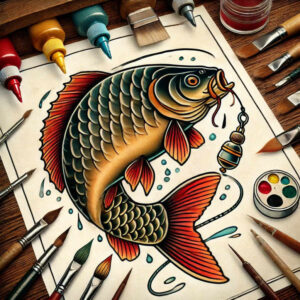 water-animals tattoo design ideas wide-angle underwater rhythm symbol of resilience