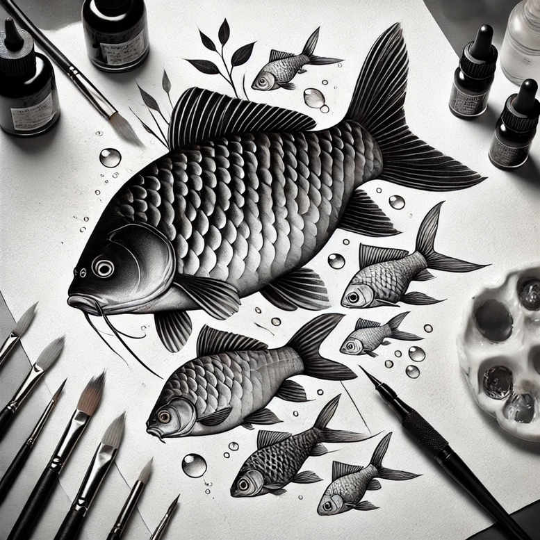 water-animals tattoo design ideas classic motifs wet environment embodying resilience