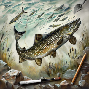 water-animals tattoo design ideas Neotraditional dynamic color wet environment for upper arm