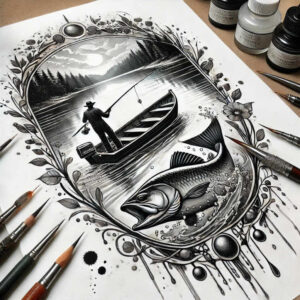animals-with-lines-realism-photographic-quality-for-full-back – tattoo design ideas free ai generated – Gallery: water-animals-inkby-ai