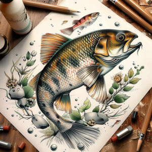 stingrays-neotraditional-vibrant-palette-for-toe – tattoo design ideas free ai generated – Gallery: water-animals-inkby-ai