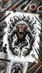 angel – tattoo design ideas free ai generated – realism-photo-realistic – for-arm – Gallery: angel-inkby-ai
