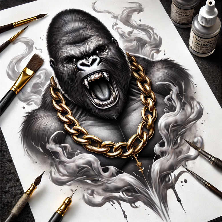 angel – tattoo design ideas free ai generated – realism-photo-realistic – for-arm – Gallery: angel-inkby-ai