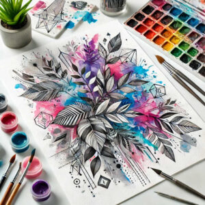 colorful-background-matte-background-spokes – tattoo design ideas free ai generated – Gallery: backgrounds-inkby-ai