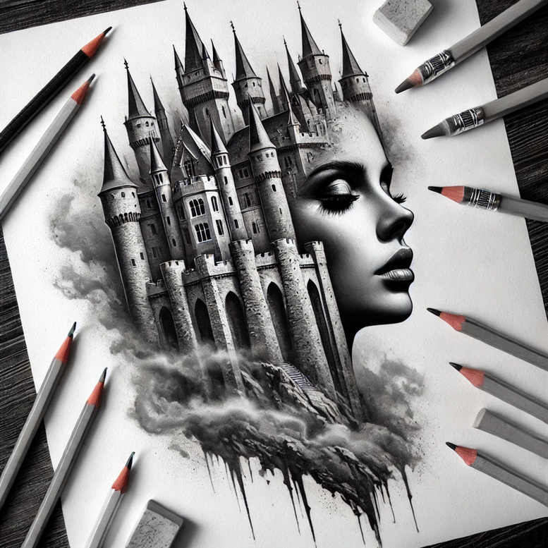 fortress-walls-tar-photo-realistic – tattoo design ideas free ai generated – Gallery: castles-inkby-ai