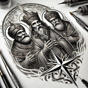 angel-figure-realistic-wrinkles-for-palm – tattoo design ideas free ai generated – Gallery: christian-characters-inkby-ai