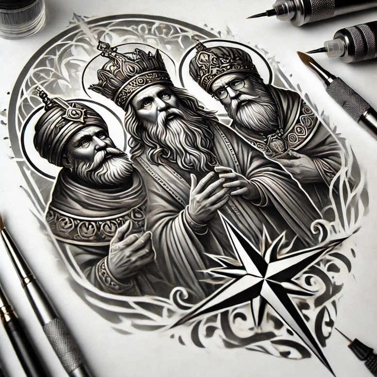 angel-figure-realistic-wrinkles-for-palm – tattoo design ideas free ai generated – Gallery: christian-characters-inkby-ai