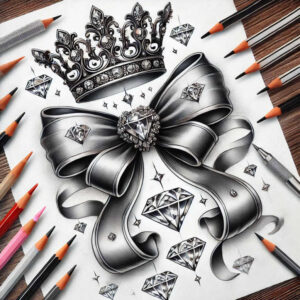 floral-bow-clean-shape-for-knee – tattoo design ideas free ai generated – Gallery: cockades-inkby-ai