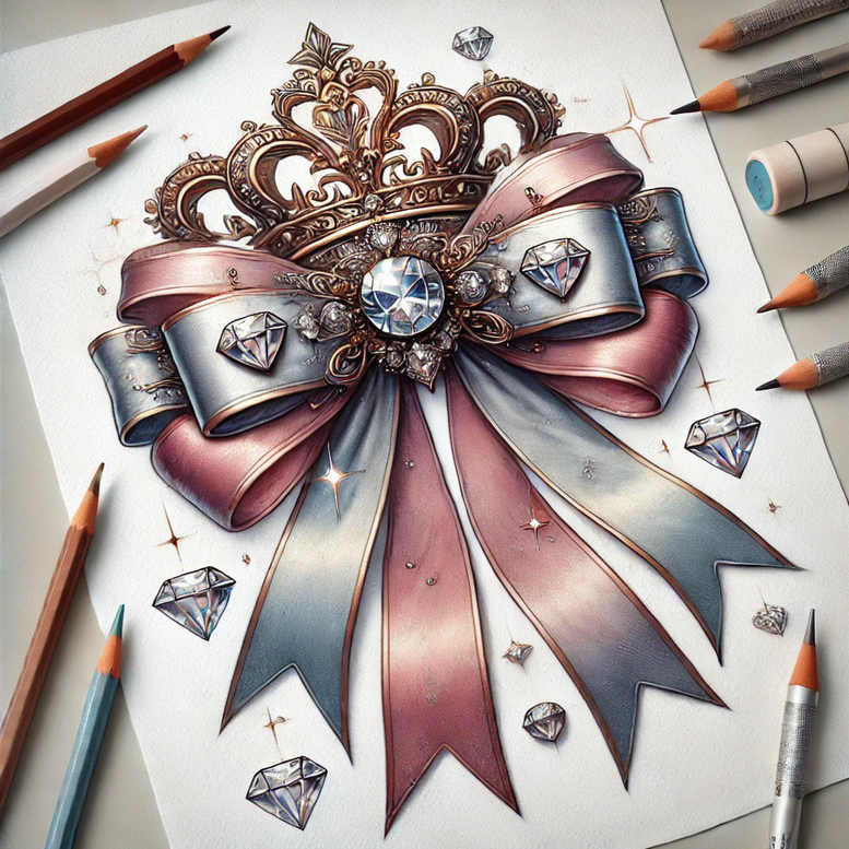 neck-bow-discreet-for-lower-chest – tattoo design ideas free ai generated – Gallery: cockades-inkby-ai