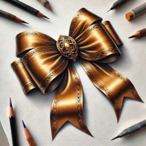 delicate-bow-airy-touch-for-outer-arm – tattoo design ideas free ai generated – Gallery: cockades-inkby-ai