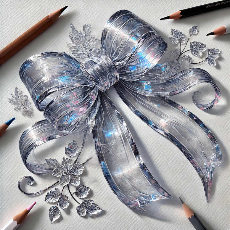 gift-bow-clean-lines-for-lower-thigh – tattoo design ideas free ai generated – Gallery: cockades-inkby-ai
