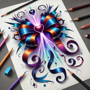 bow-no-shading-for-lower-chest – tattoo design ideas free ai generated – Gallery: cockades-inkby-ai