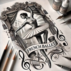 dance-art – tattoo design ideas free ai generated – realism-photo-like-tattoo – for-outer-arm – Gallery: dance-inkby-ai