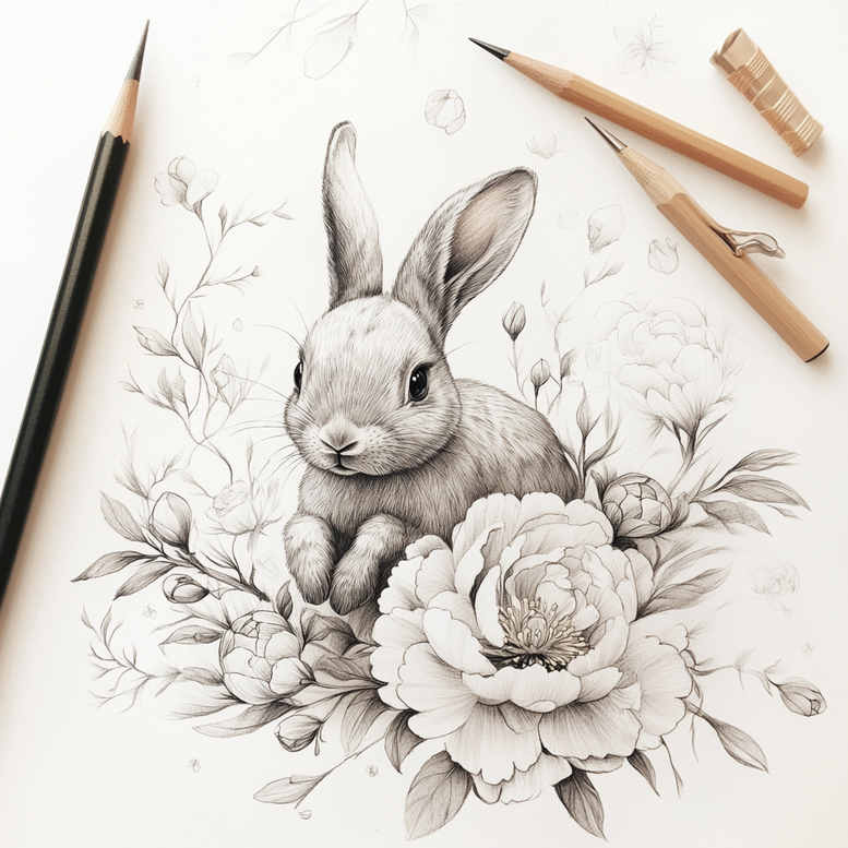 calm-design – tattoo design ideas free ai generated – diminutive – for-wrist – Gallery: delicate-flowers-inkby-ai