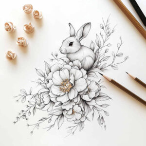 ethereal-form – tattoo design ideas free ai generated – understated – for-biceps – Gallery: delicate-flowers-inkby-ai