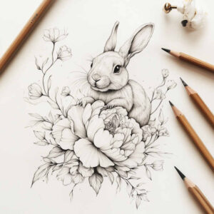 flower-symbolism – tattoo design ideas free ai generated – bare – for-abdomen – Gallery: delicate-flowers-inkby-ai