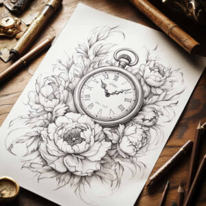 delicate-flowers tattoo design ideas basic blooming symbolising perseverance