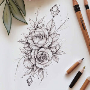 delicate-flowers tattoo design ideas airy touch botanical accuracy courage and power