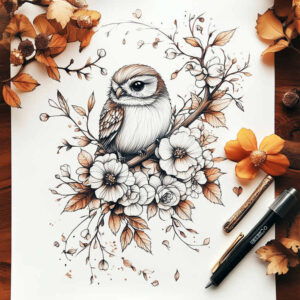 delicate-flowers tattoo design ideas single dot botanical accuracy for chest