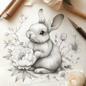 delicate-flowers tattoo design ideas subtle elegant for nape