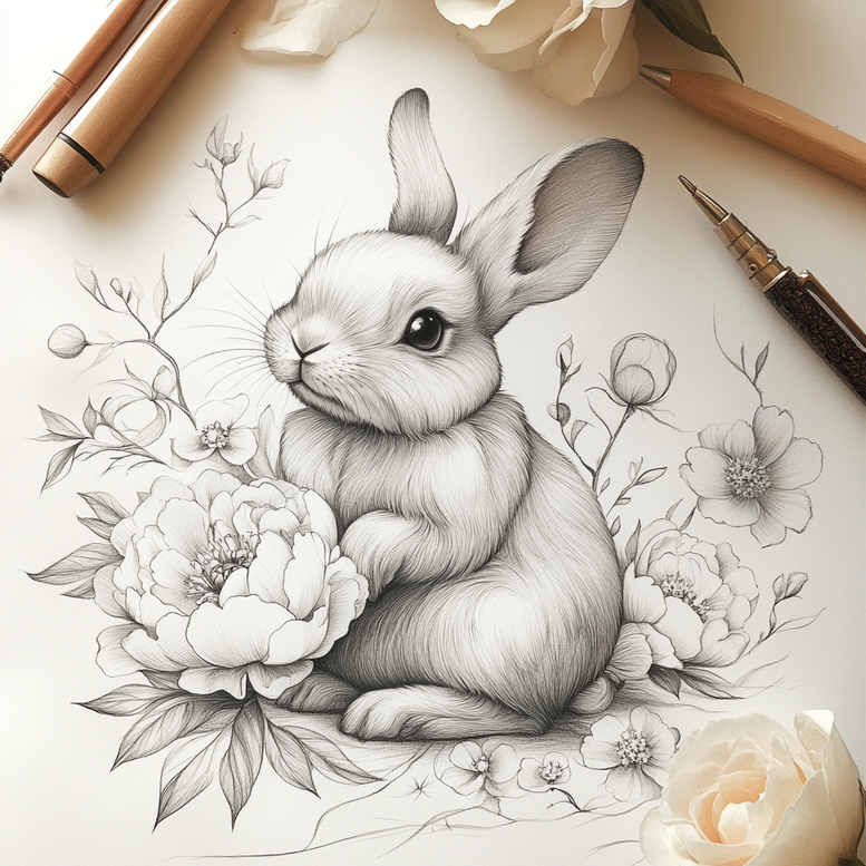 delicate-flowers tattoo design ideas subtle elegant for nape
