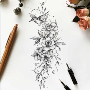 delicate-flowers tattoo design ideas concise elegant for wrist