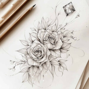 delicate-flowers tattoo design ideas simple icon elegant represents determination
