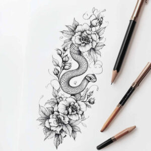 delicate-flowers tattoo design ideas basic floral silhouettes for collarbone