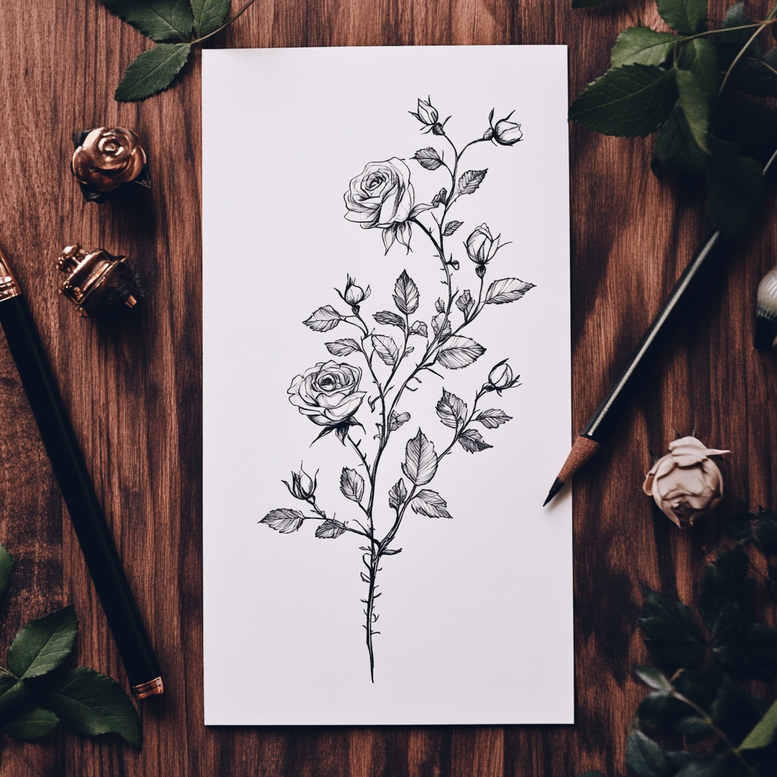 delicate-flowers tattoo design ideas pristine graceful meaning courage