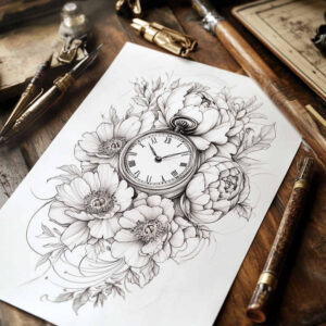 delicate-flowers tattoo design ideas airy touch harmonious represents endurance