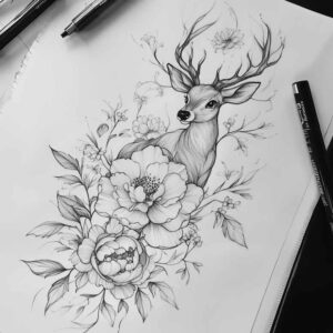 delicate-flowers tattoo design ideas petite intricate details embodying strength