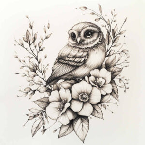 delicate-flowers tattoo design ideas simple form intricate details shows strength