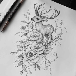 delicate-flowers tattoo design ideas no excess minimalist for back shoulder