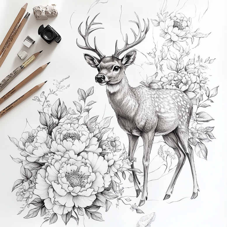 delicate-flowers tattoo design ideas pure shape organic shapes for elbow