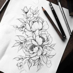 delicate-flowers tattoo design ideas tiny detail ornamental meaning perseverance