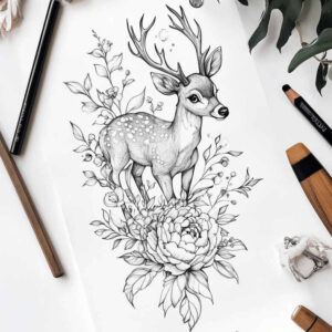 delicate-flowers tattoo design ideas essential lines pastel hues for palm