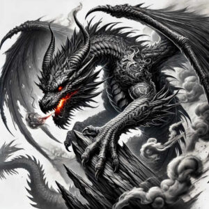battle-dragon – tattoo design ideas free ai generated – menacing – for-triceps – Gallery: dragons-inkby-ai