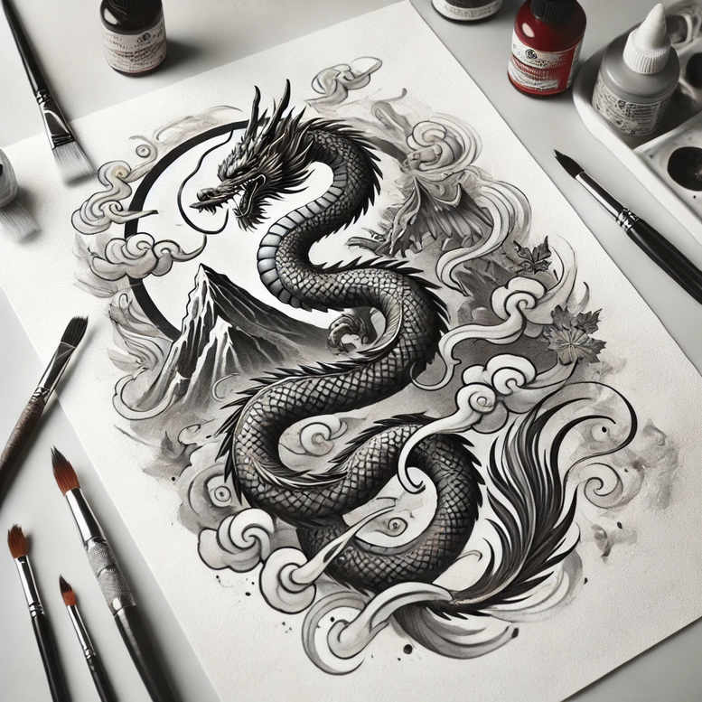 dragons tattoo design ideas ink realism majestic for lower thigh