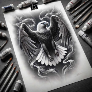 eagles tattoo design ideas solid blacks majestic embodying perseverance