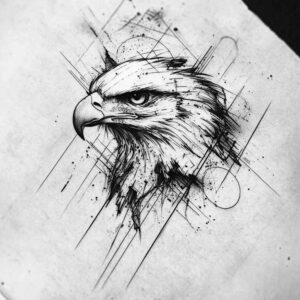 eagles tattoo design ideas clear lines wing detail embodying courage
