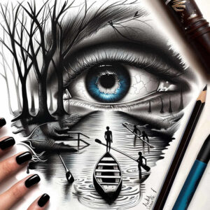 eye-of-god – tattoo design ideas free ai generated – neotraditional-contrasting-colors – for-nape – Gallery: eyes-inkby-ai