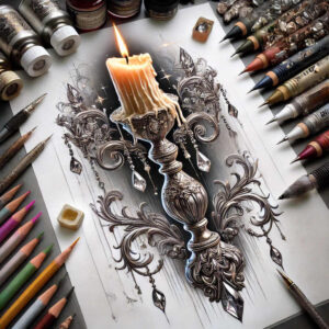 artistic-face – tattoo design ideas free ai generated – reflective-light – for-chest – Gallery: faces-inkby-ai