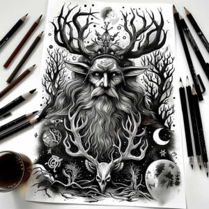 emotional-face – tattoo design ideas free ai generated – photo-like-tattoo – for-temple – Gallery: faces-inkby-ai