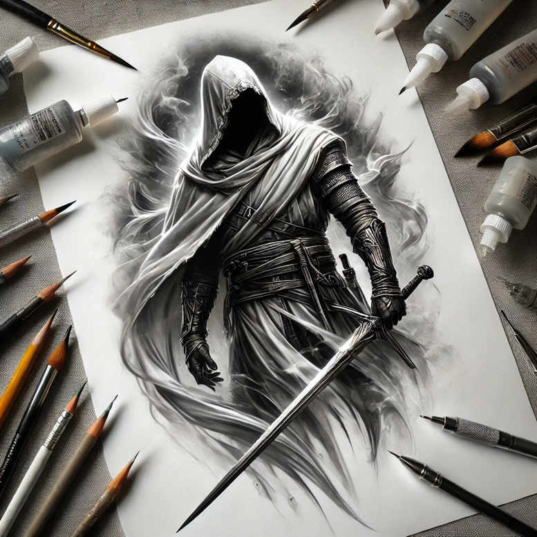 expressive-face – tattoo design ideas free ai generated – soft-highlights – for-hand – Gallery: faces-inkby-ai