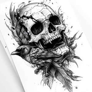 face-and-lips – tattoo design ideas free ai generated – soft-focus – for-arm – Gallery: faces-inkby-ai