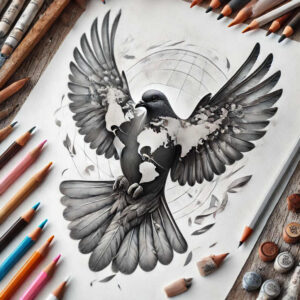 face-with-effects – tattoo design ideas free ai generated – glowing-edges – for-wrist – Gallery: faces-inkby-ai