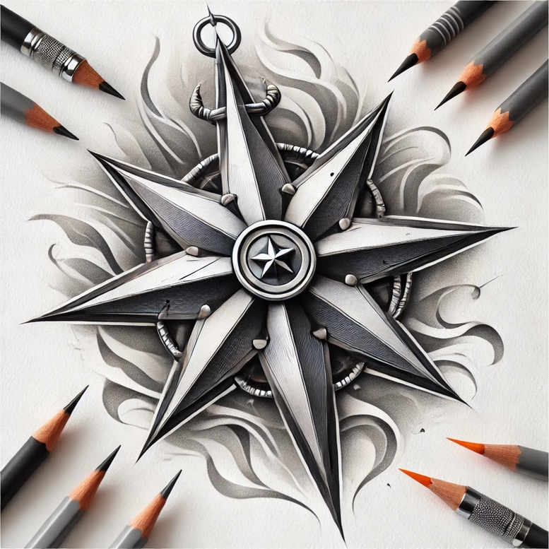 face-with-feathers – tattoo design ideas free ai generated – ink-realism – for-knee – Gallery: faces-inkby-ai