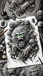 faces – tattoo design ideas free ai generated – realistic-color – for-stomach – Gallery: faces-inkby-ai